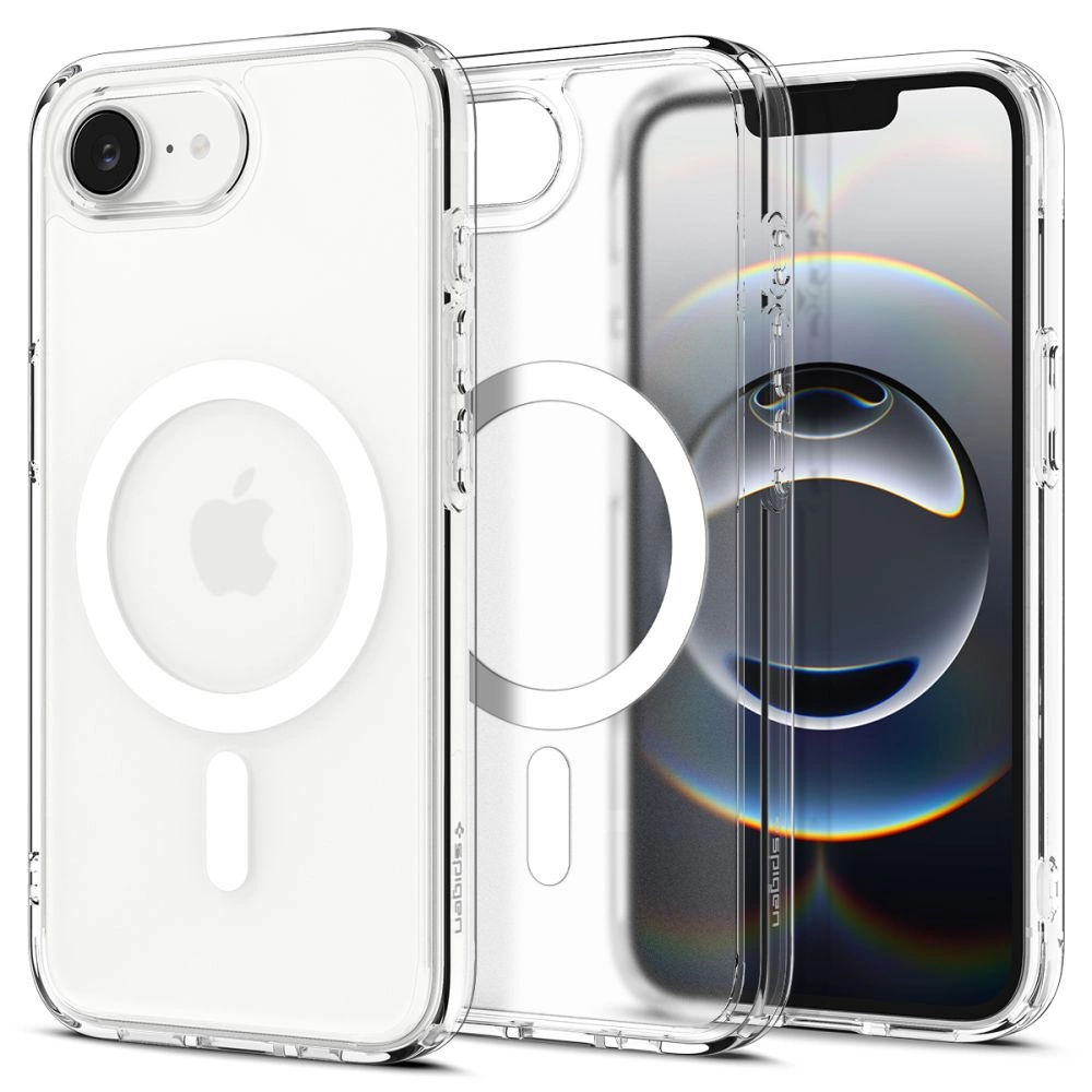 Spigen Ultra Hybrid MagSafe iPhone 16e Case - White, Translucenteng
