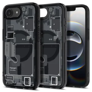 Spigen Ultra Hybrid MagSafe Case for iPhone 16e Zero One - Blackeng