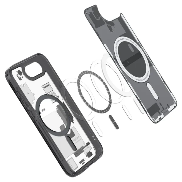 Spigen Ultra Hybrid MagSafe Case for iPhone 16e Zero One - Blackeng