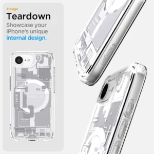 Spigen Ultra Hybrid MagSafe Case for iPhone 16e Zero One - Whiteeng
