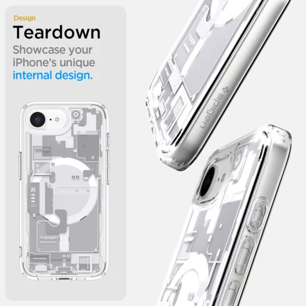 Spigen Ultra Hybrid MagSafe Case for iPhone 16e Zero One - Whiteeng
