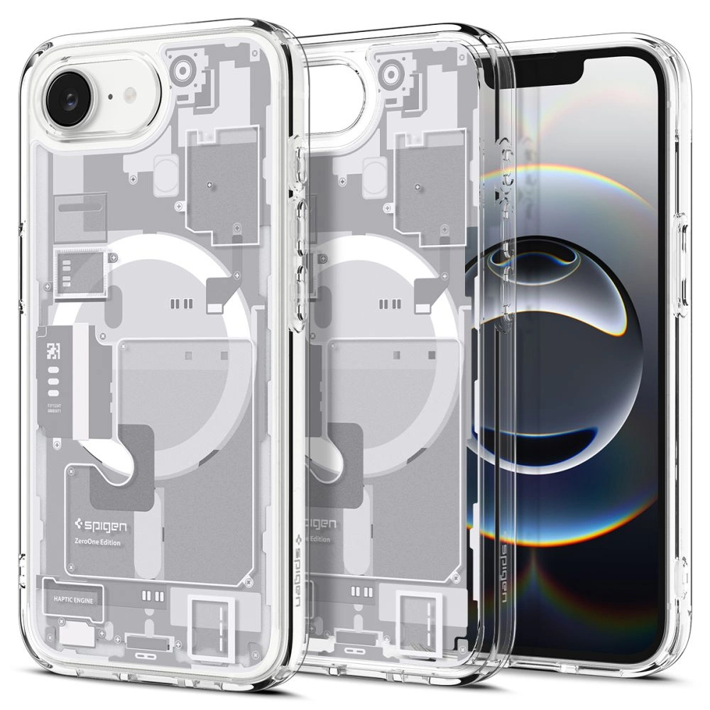 Spigen Ultra Hybrid MagSafe Case for iPhone 16e Zero One - Whiteeng
