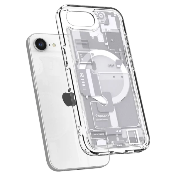 Spigen Ultra Hybrid MagSafe Case for iPhone 16e Zero One - Whiteeng