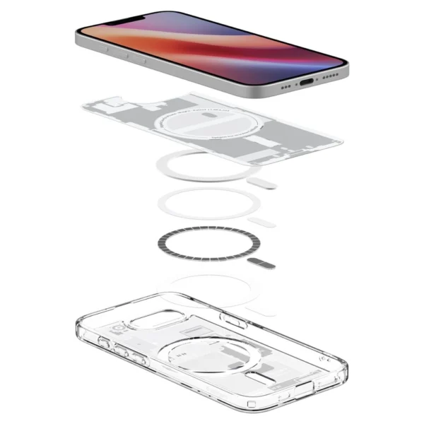Spigen Ultra Hybrid MagSafe Case for iPhone 16e Zero One - Whiteeng