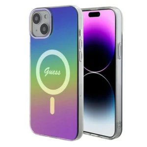 Guess IML Iridescent MagSafe case for iPhone 15 Plus / 14 Plus 6.7" - multicoloreng