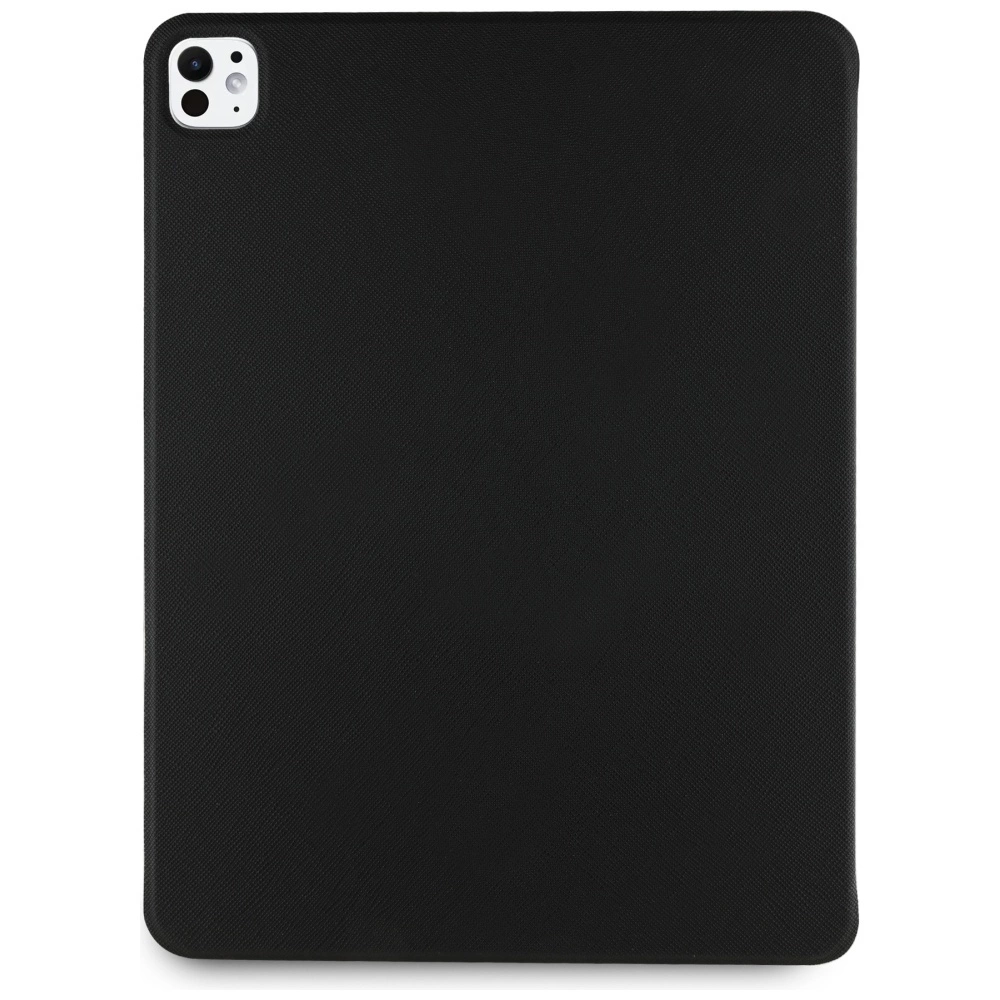 Karl Lagerfeld Saffiano Magnetic Karl & Choupette iPad Pro 13" 2024 Book Cover Case - Blackeng