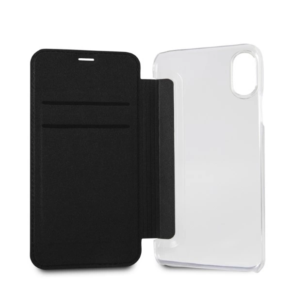 Karl Lagerfeld Signature Glitter iPhone X/Xs Case - Blackeng