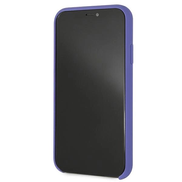 Karl Lagerfeld Silicone iPhone Xr Case - Purpleeng