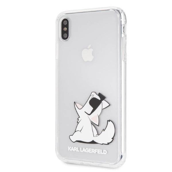 Karl Lagerfeld Choupette Fun iPhone Xs Max Case - Transparenteng