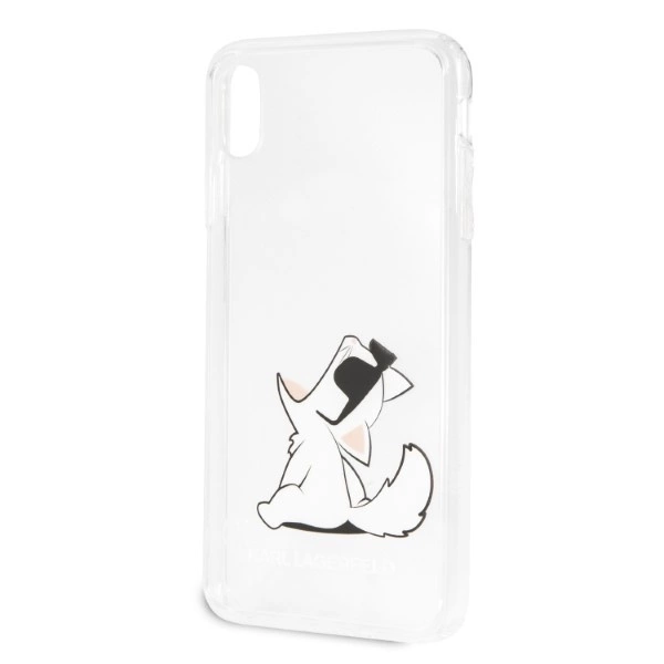 Karl Lagerfeld Choupette Fun iPhone Xs Max Case - Transparenteng
