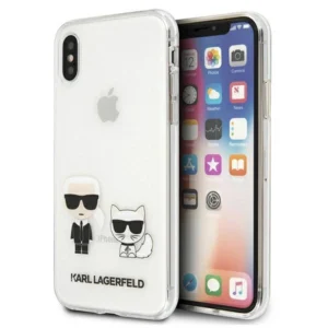 Karl Lagerfeld Karl & Choupette iPhone Xs Max Case - Transparenteng
