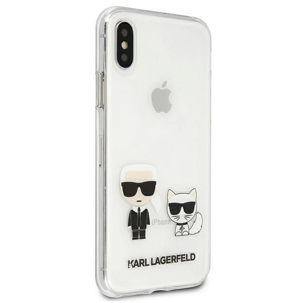 Karl Lagerfeld Karl & Choupette iPhone Xs Max Case - Transparenteng
