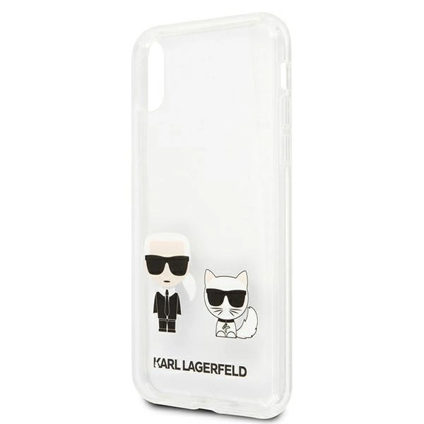 Karl Lagerfeld Karl & Choupette iPhone Xs Max Case - Transparenteng