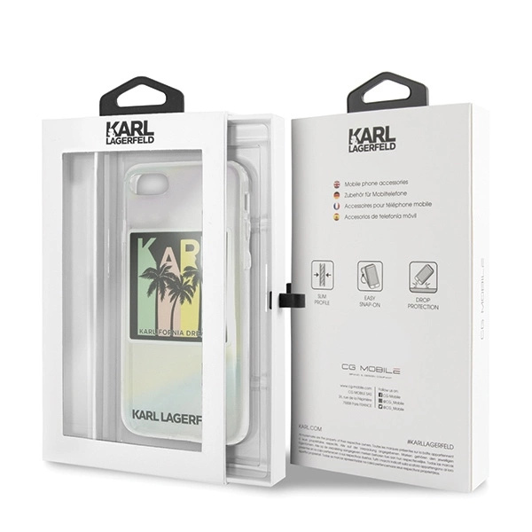 Karl Lagerfeld California Dreams case for iPhone 7 / 8 / SE 2020 / SE 2022 - multicoloreng