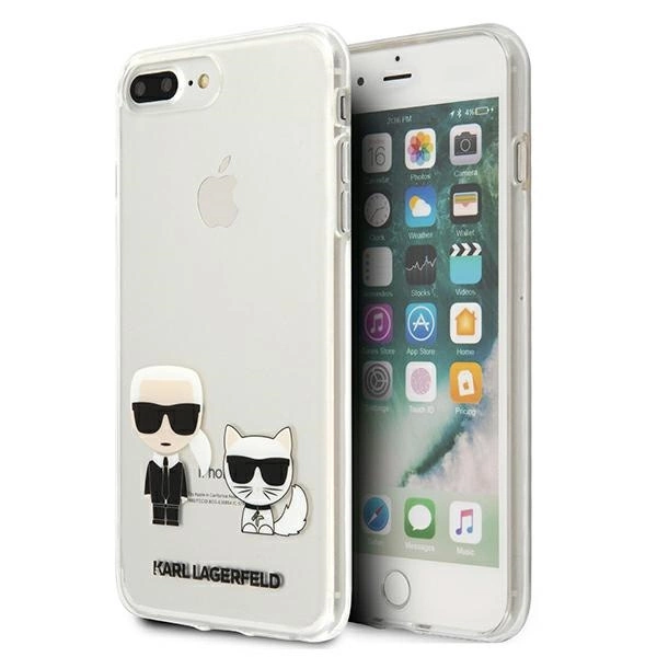 Karl Lagerfeld Karl & Choupette iPhone 7 / 8 Plus Case - Transparenteng