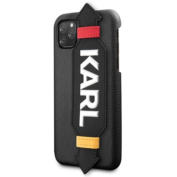 Karl Lagerfeld Strap Case for iPhone 11 Pro 5.8" - Blackeng