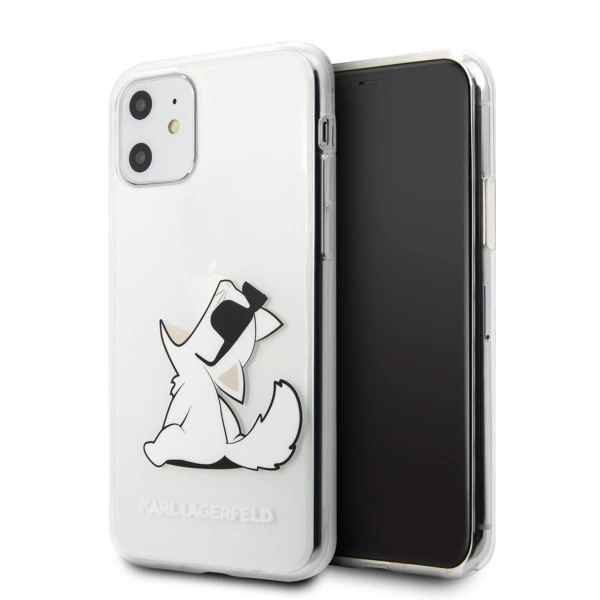 Karl Lagerfeld Choupette Fun iPhone 11 / Xr Case - Transparenteng