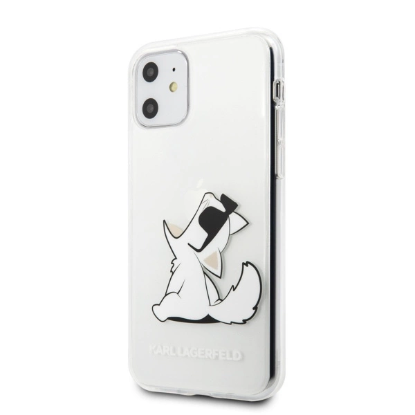 Karl Lagerfeld Choupette Fun iPhone 11 / Xr Case - Transparenteng