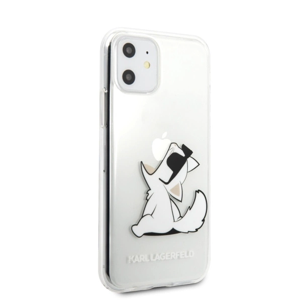Karl Lagerfeld Choupette Fun iPhone 11 / Xr Case - Transparenteng