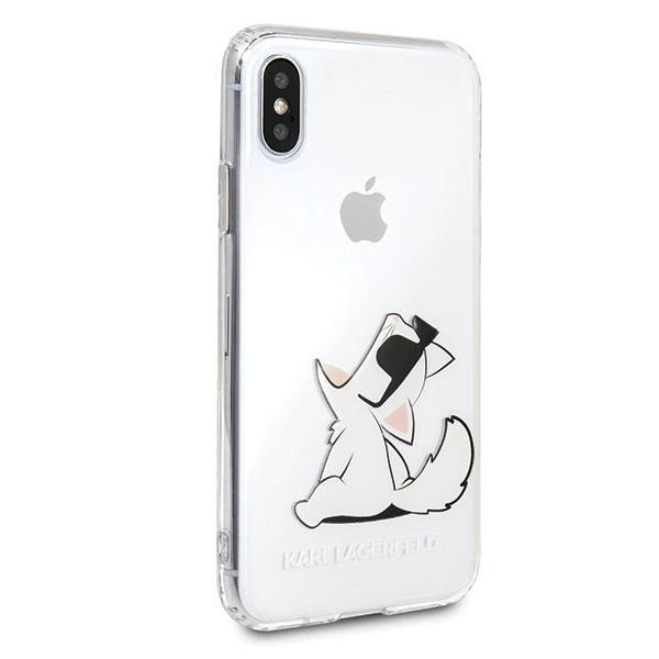 Karl Lagerfeld Choupette Fun iPhone X/Xs Case - Transparenteng