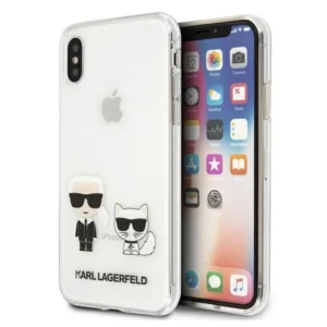 Karl Lagerfeld Karl & Choupette iPhone X / Xs Case - Transparenteng