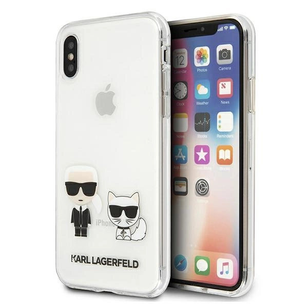 Karl Lagerfeld Karl & Choupette iPhone X / Xs Case - Transparenteng