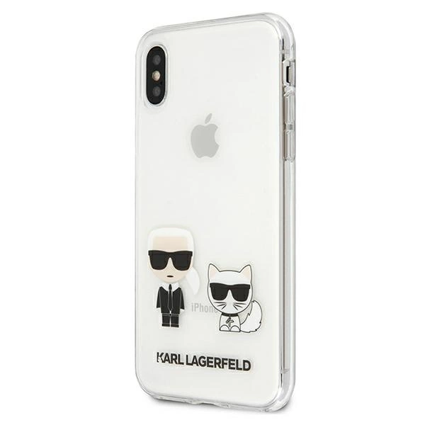 Karl Lagerfeld Karl & Choupette iPhone X / Xs Case - Transparenteng