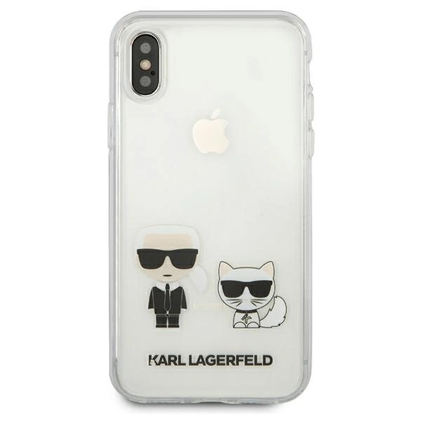 Karl Lagerfeld Karl & Choupette iPhone X / Xs Case - Transparenteng