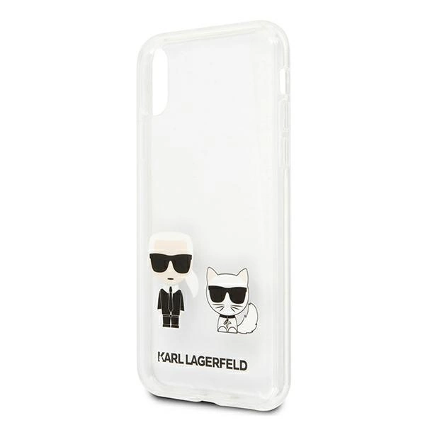 Karl Lagerfeld Karl & Choupette iPhone X / Xs Case - Transparenteng