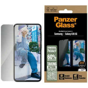PanzerGlass Ultra-Wide Fit Privacy Glass for Samsung Galaxy A36 5Geng