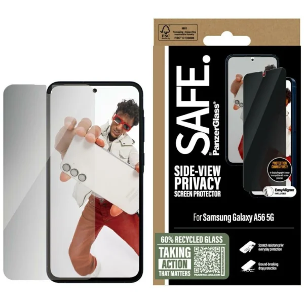 SAFE by PanzerGlass Ultra-Wide Fit Privacy Glass for Samsung Galaxy A56 5Geng