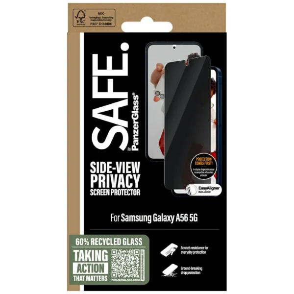 SAFE by PanzerGlass Ultra-Wide Fit Privacy Glass for Samsung Galaxy A56 5Geng