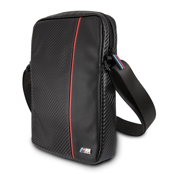 BMW Carbon / Red Stripe 8" Tablet Bag - Blackeng