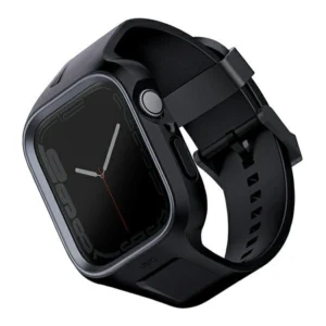 Uniq Monos 2 in 1 Strap + Case for Apple Watch 45/44mm - Blackeng