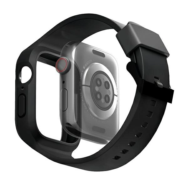 Uniq Monos 2 in 1 Strap + Case for Apple Watch 45/44mm - Blackeng
