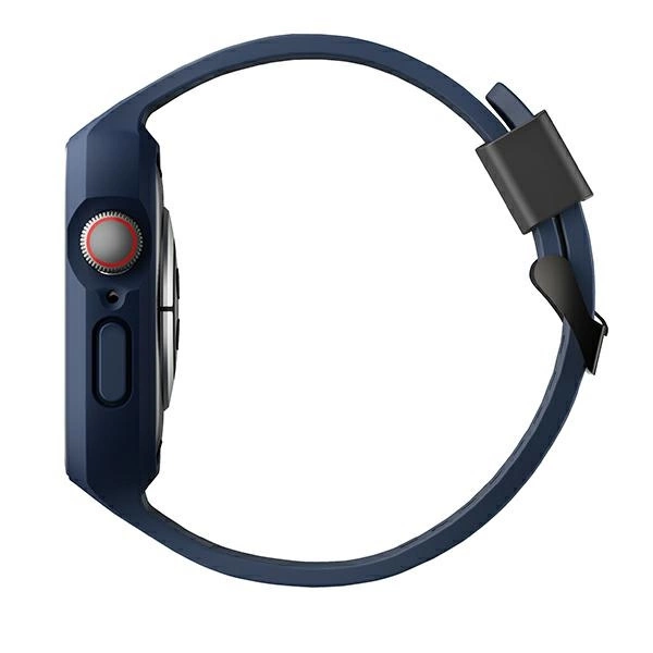 Uniq Monos 2 in 1 Set Strap + Case for Apple Watch 45 / 44 mm - Blueeng