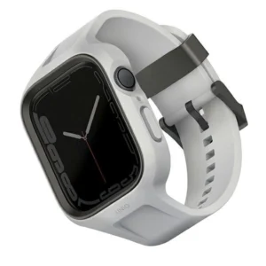 Uniq Monos 2 in 1 Set Strap + Case for Apple Watch 45 / 44 mm - Grayeng