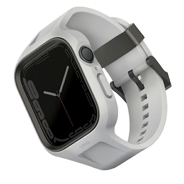 Uniq Monos 2 in 1 Set Strap + Case for Apple Watch 45 / 44 mm - Grayeng