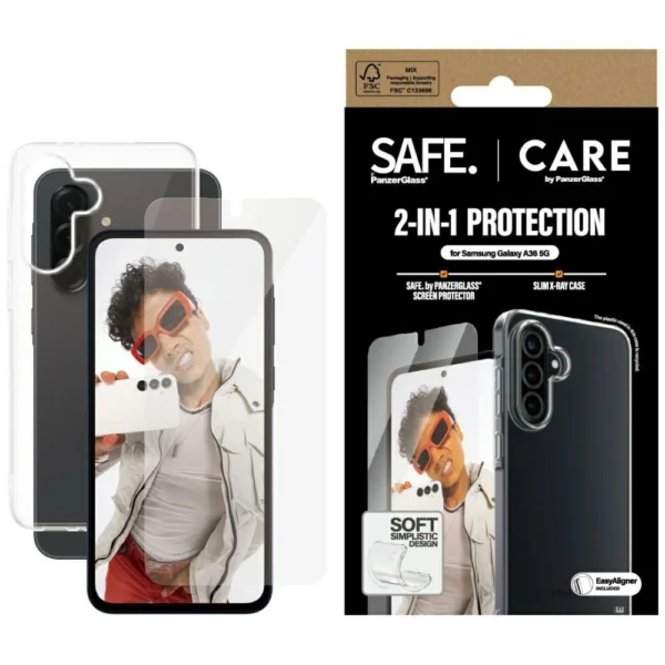 CARE by PanzerGlass Fashion 2in1 Case + Glass for Samsung Galaxy A36 5Geng