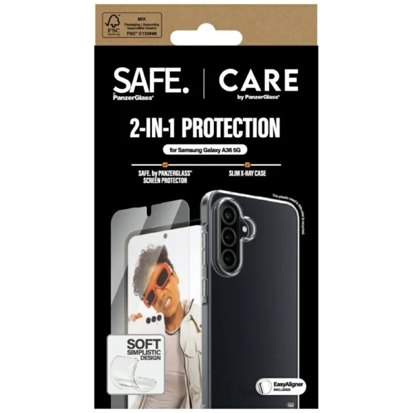 CARE by PanzerGlass Fashion 2in1 Case + Glass for Samsung Galaxy A36 5Geng