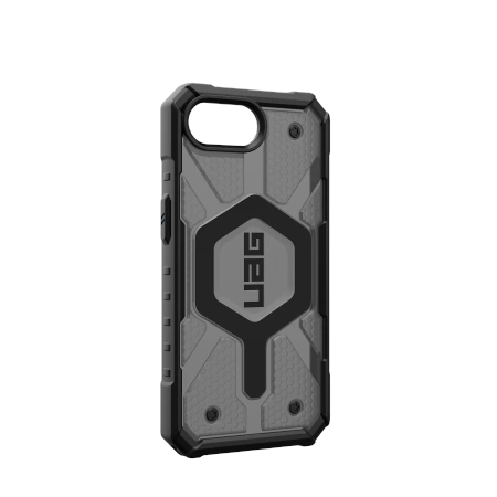 189995_2 UAG Pathfinder Clear MagSafe iPhone 16e Case - Gray/Blackeng