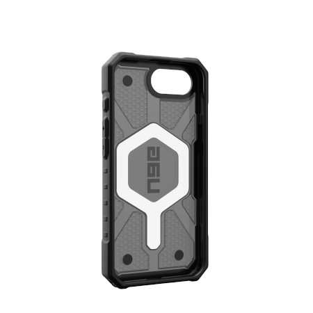 189995_3 UAG Pathfinder Clear MagSafe iPhone 16e Case - Gray/Blackeng