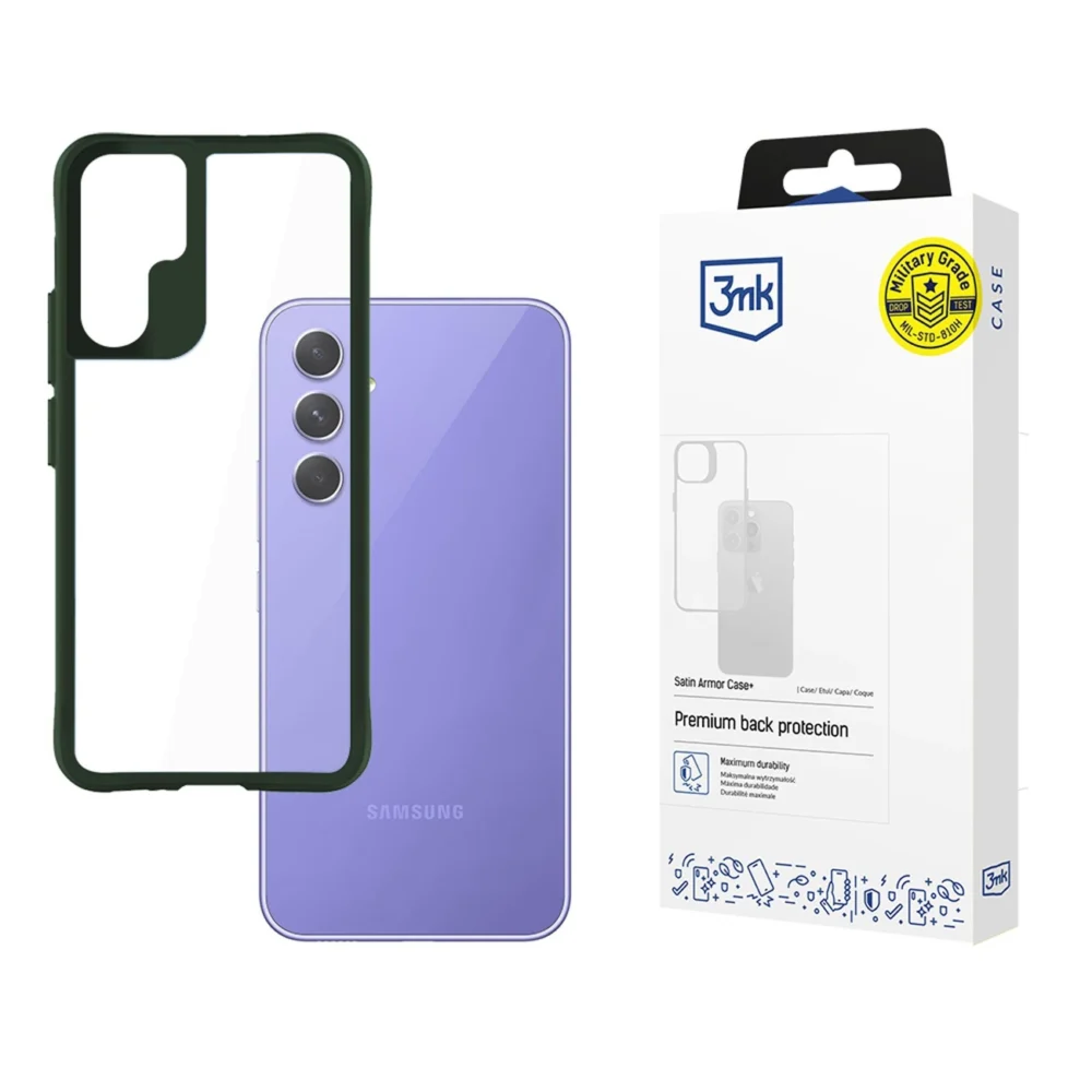 3mk Satin Armor Case+ for Samsung Galaxy A54 5G - greeneng