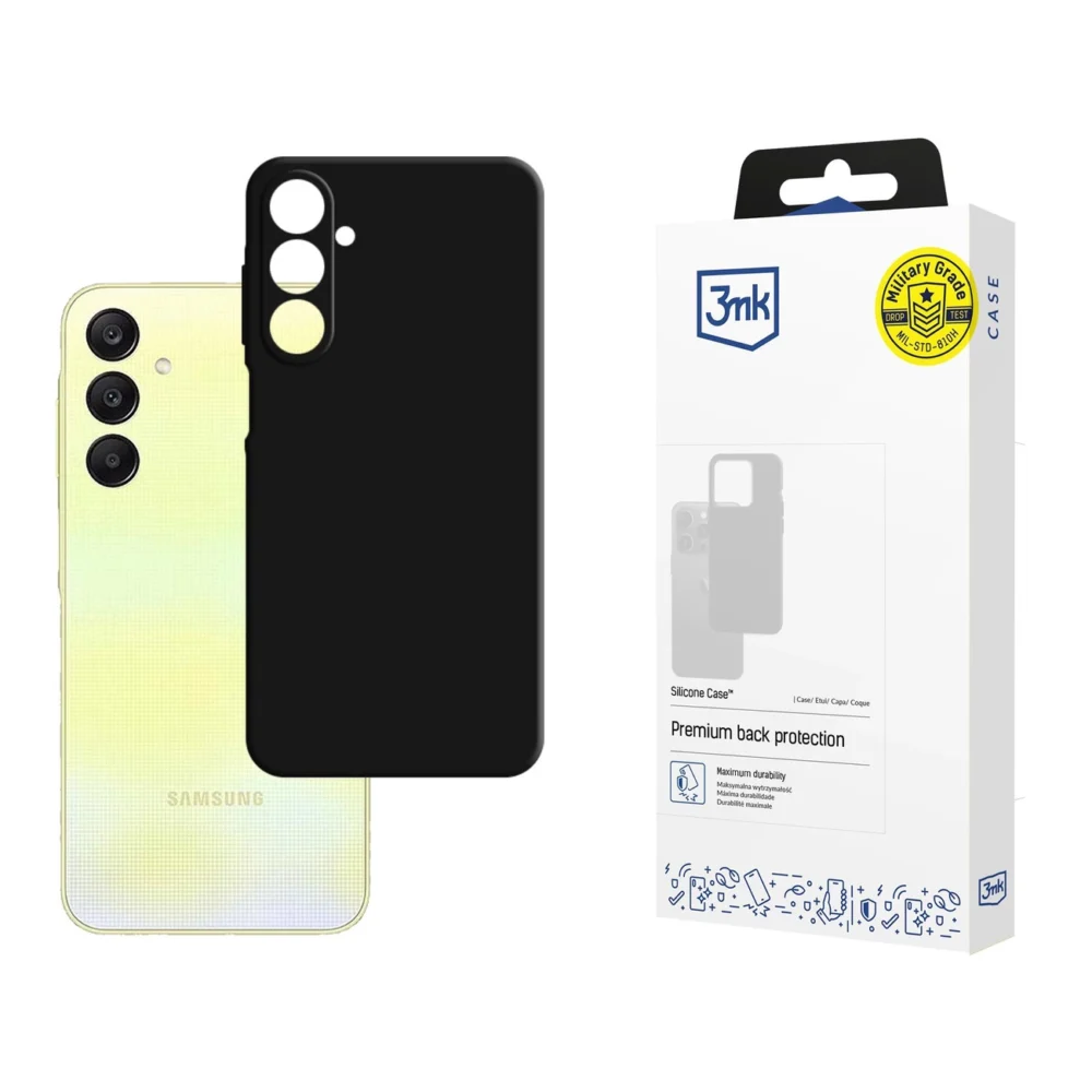 3mk Silicone Case for Samsung Galaxy A26 5G - Blackeng