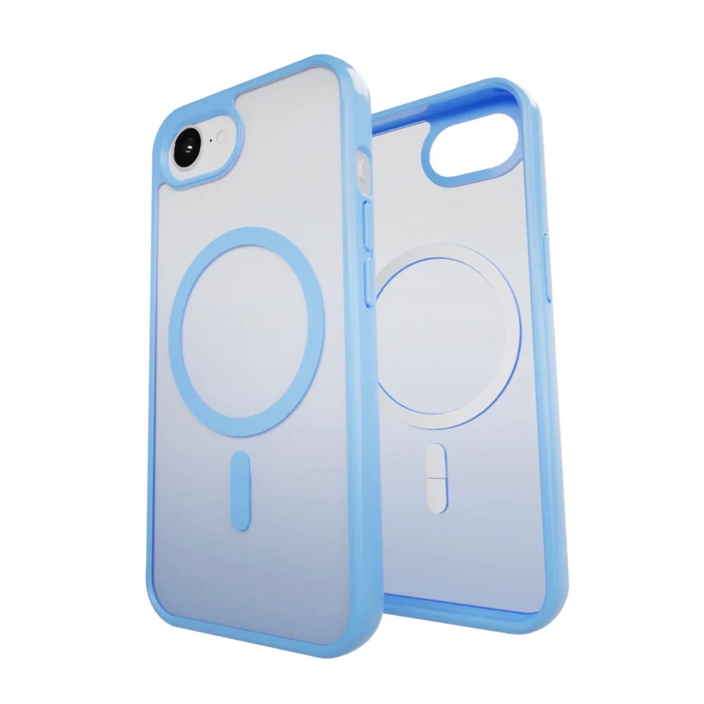 Puro Cover in TPU "GRADIENT" with Magsafe and gradient effect for iPhone 16E, blueeng