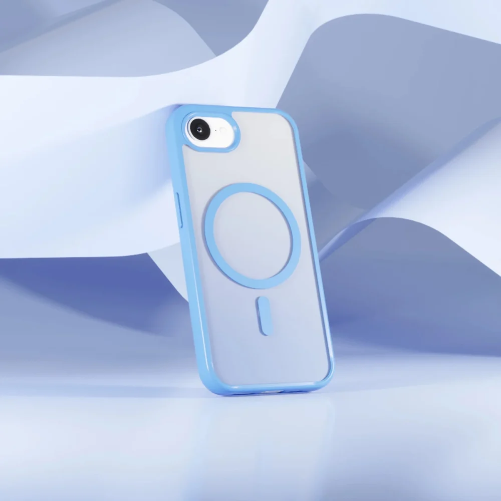 Puro Cover in TPU "GRADIENT" with Magsafe and gradient effect for iPhone 16E, blueeng