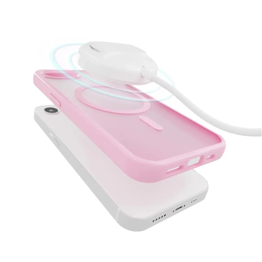 Puro Cover in TPU "GRADIENT" with Magsafe and gradient effect for iPhone 16E, pinkeng