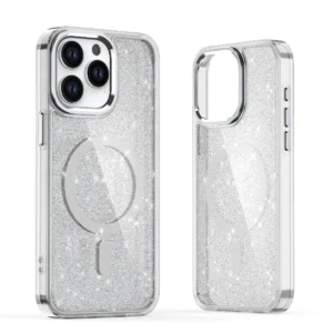 Glitter Case with MagSafe for iPhone 16e - Whiteeng