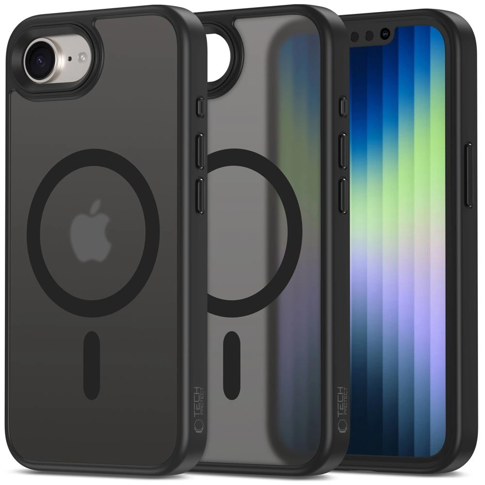Tech-Protect MagMat MagSafe iPhone 16e Case - Matte Blackeng