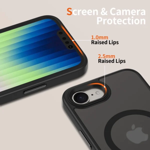Tech-Protect MagMat MagSafe iPhone 16e Case - Matte Blackeng